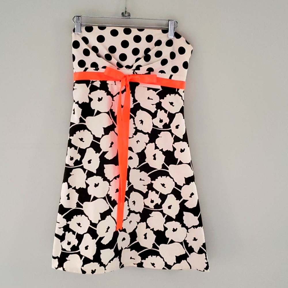 Floral Corey Lynn Calter Strapless Dress size 4